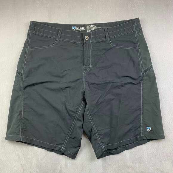 Kuhl Mens Shorts 40 Gray Colorblock Mutiny River Nylon Stretch Outdoor Hiking - Picture 1 of 10